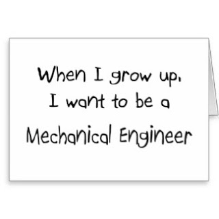 i want to be a mechanical engineer