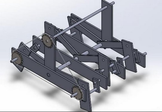 Fabrication of Kinematic Legged Robots Mechanical Project