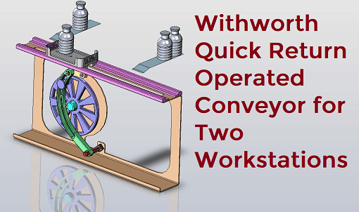 Withworth Quick Return Operated Conveyor used For two Workstations
