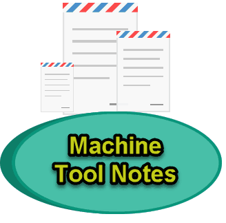 machine tool notes