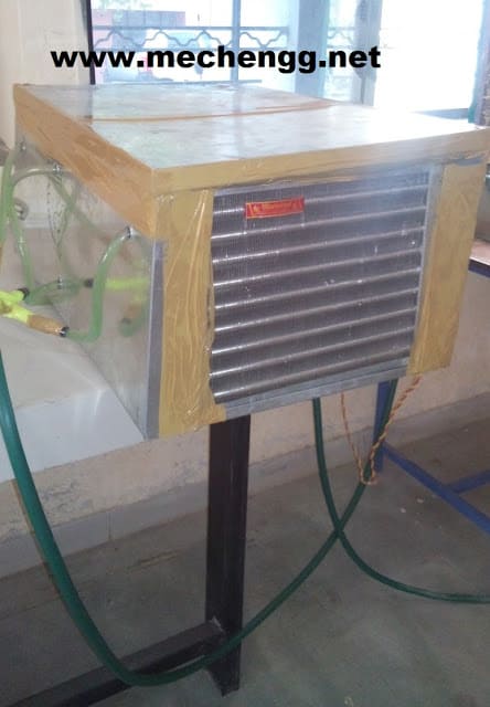 modified split cooling unit free download project report mechanical