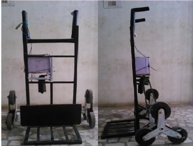 Design and Fabrication of Stair Climbing Trolley