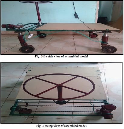 360 Degree Wheel Rotation Vehicle mechanical project