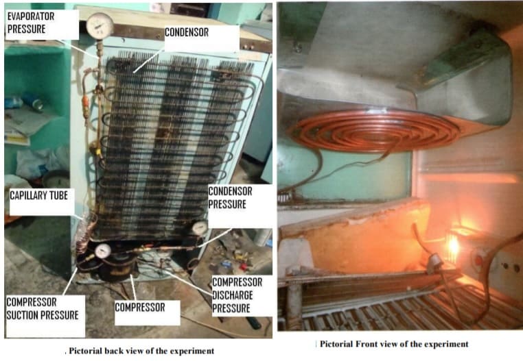 Fabrication and Analysis of Vapour Compression System with Ellipse shaped Evaporator coil